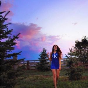 Calvin Klein Blue Tank Too Dress